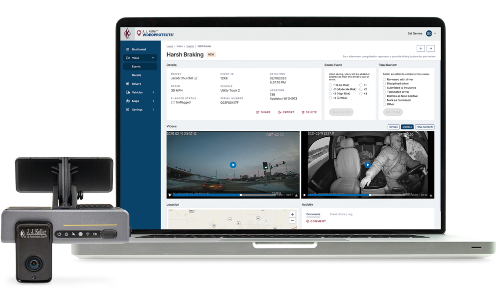 VideoProtects Platform with dash camera VideoProtects Platform with dash camera